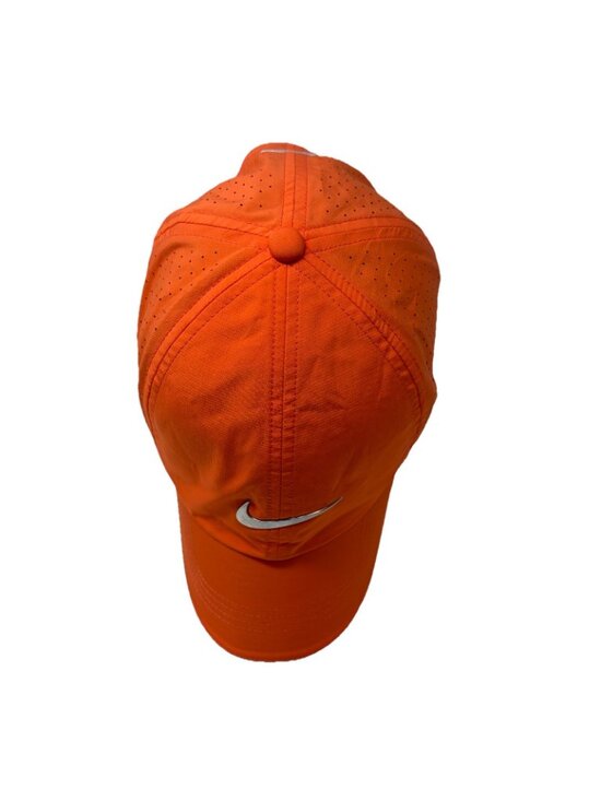 Nike Golf Tour VRS RZN Hat Cap Vented Strapback Rare Unisex Orange 638290-841 main image 8